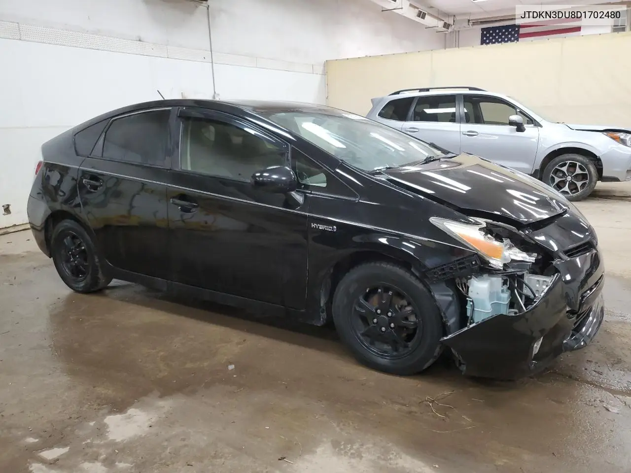 2013 Toyota Prius VIN: JTDKN3DU8D1702480 Lot: 62719045