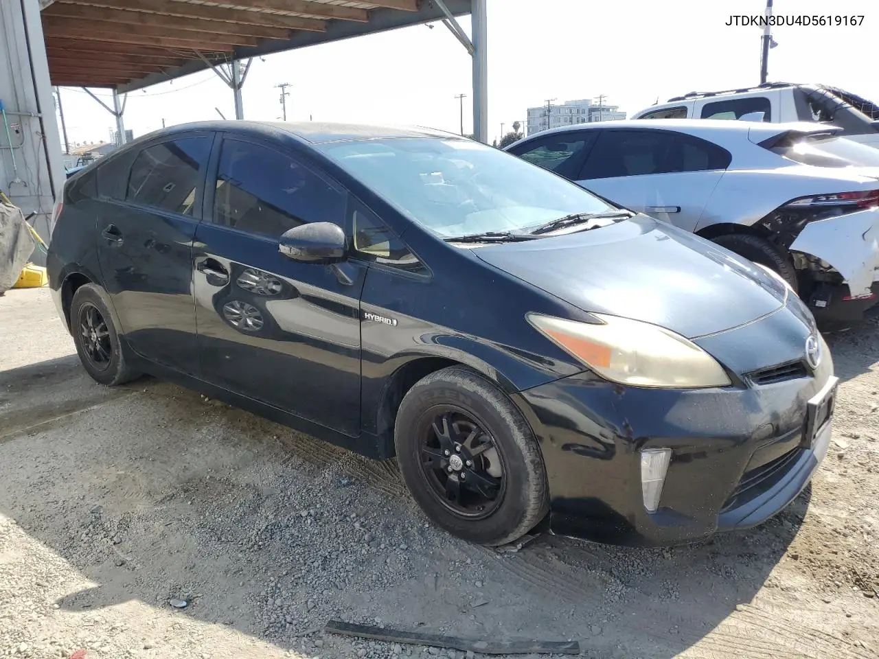 2013 Toyota Prius VIN: JTDKN3DU4D5619167 Lot: 62730755