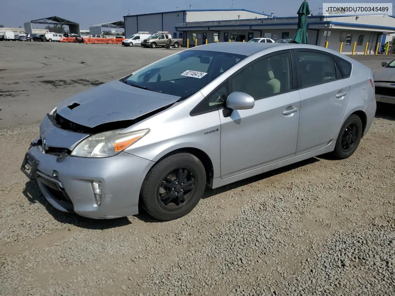 2013 Toyota Prius VIN: JTDKN3DU7D0345489 Lot: 62746475