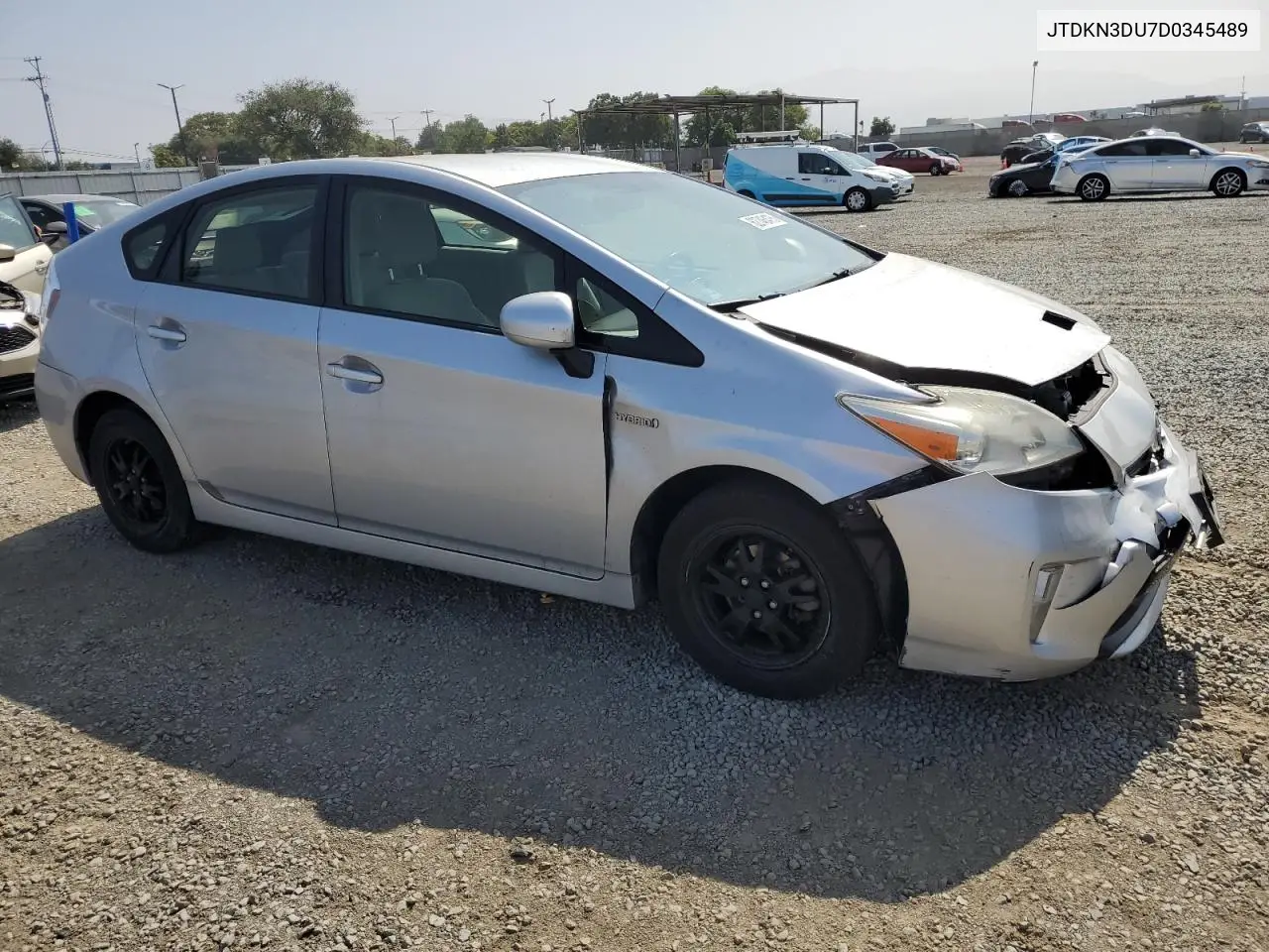 2013 Toyota Prius VIN: JTDKN3DU7D0345489 Lot: 62746475