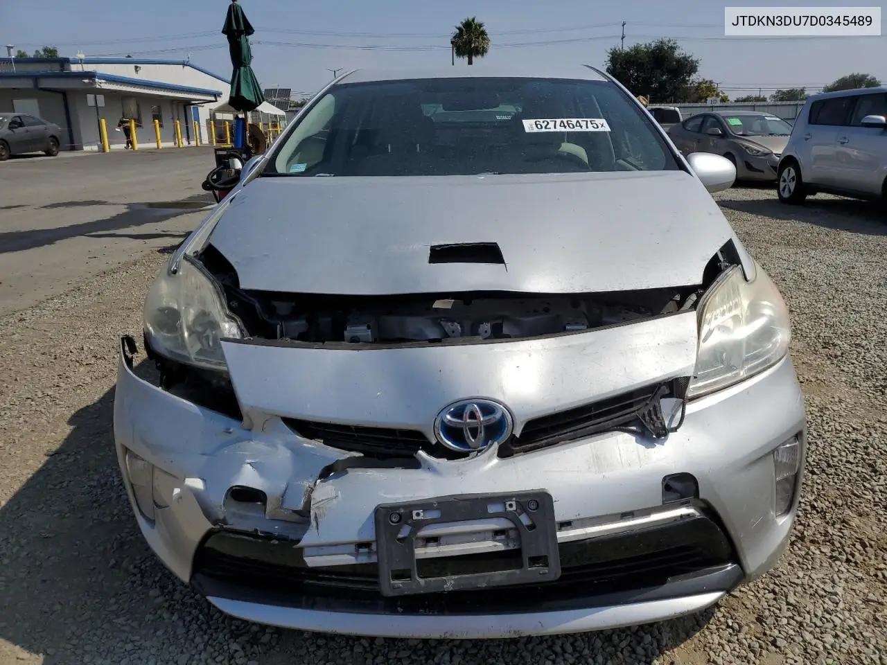 2013 Toyota Prius VIN: JTDKN3DU7D0345489 Lot: 62746475