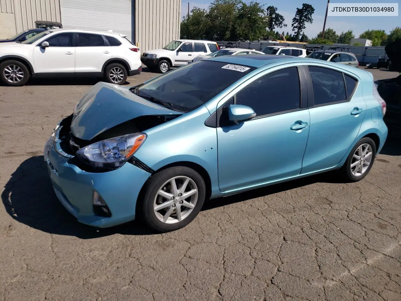 2013 Toyota Prius C VIN: JTDKDTB30D1034980 Lot: 62764015