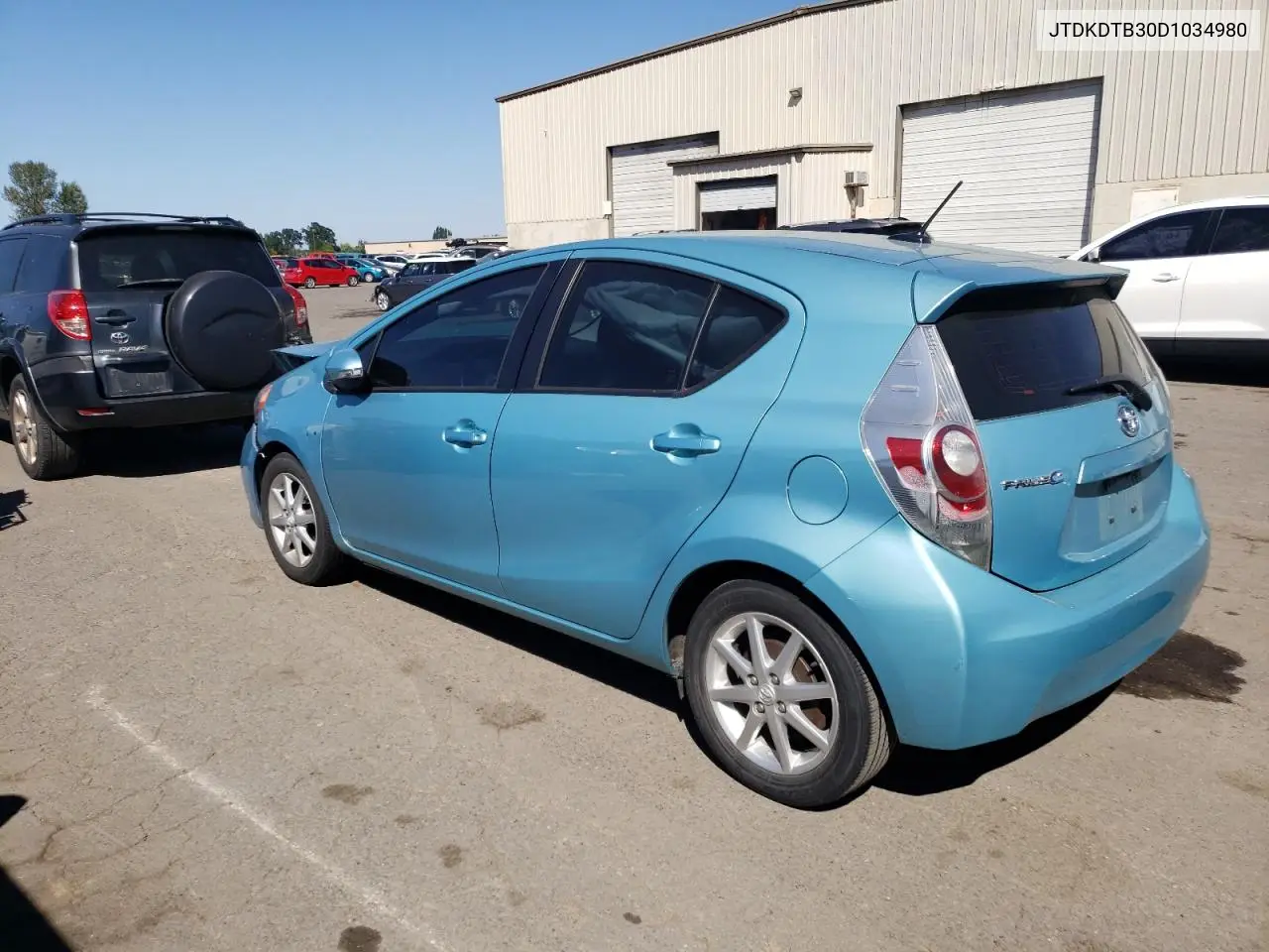 2013 Toyota Prius C VIN: JTDKDTB30D1034980 Lot: 62764015