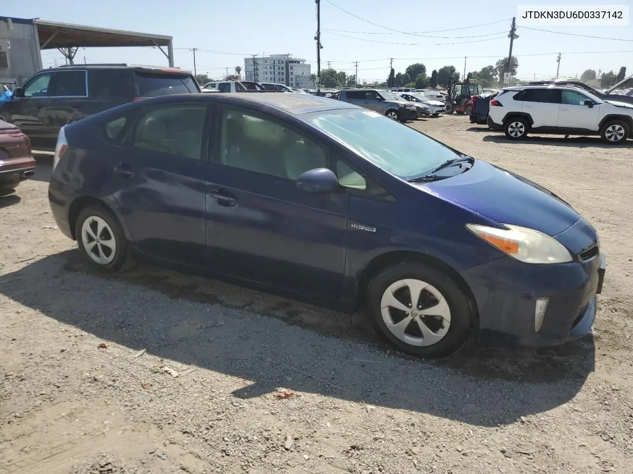 2013 Toyota Prius VIN: JTDKN3DU6D0337142 Lot: 62781745