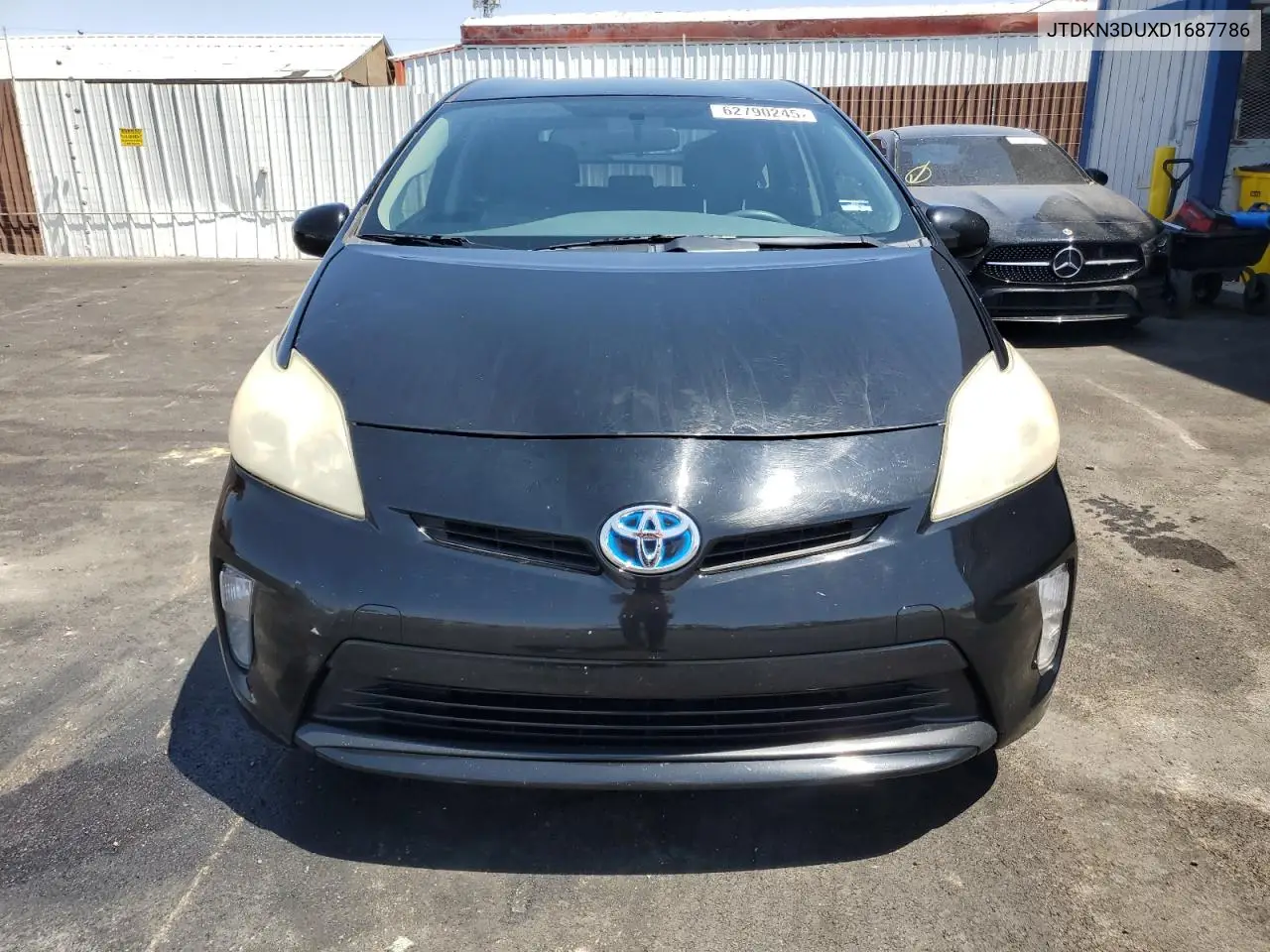 2013 Toyota Prius VIN: JTDKN3DUXD1687786 Lot: 62790245