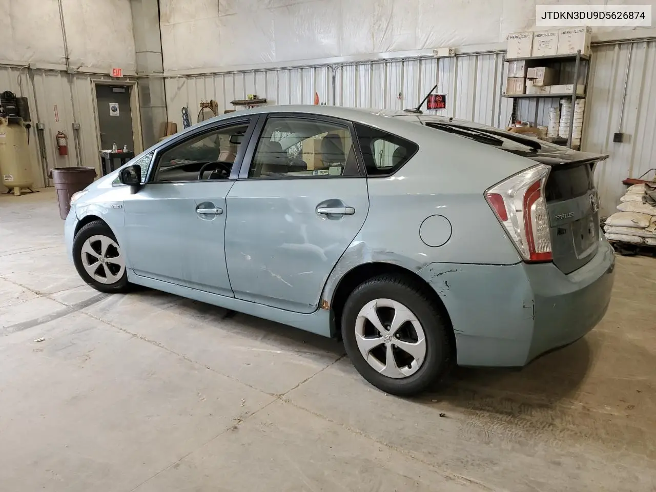 2013 Toyota Prius VIN: JTDKN3DU9D5626874 Lot: 62834065