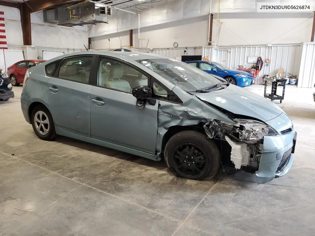 2013 Toyota Prius VIN: JTDKN3DU9D5626874 Lot: 62834065