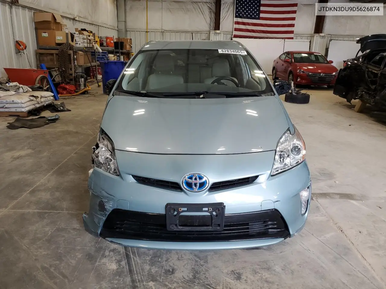 2013 Toyota Prius VIN: JTDKN3DU9D5626874 Lot: 62834065