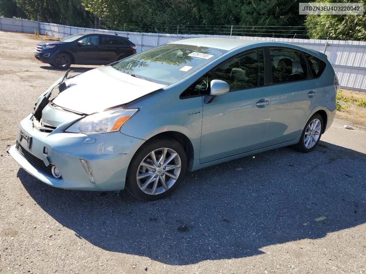 2013 Toyota Prius V VIN: JTDZN3EU4D3220042 Lot: 62847265