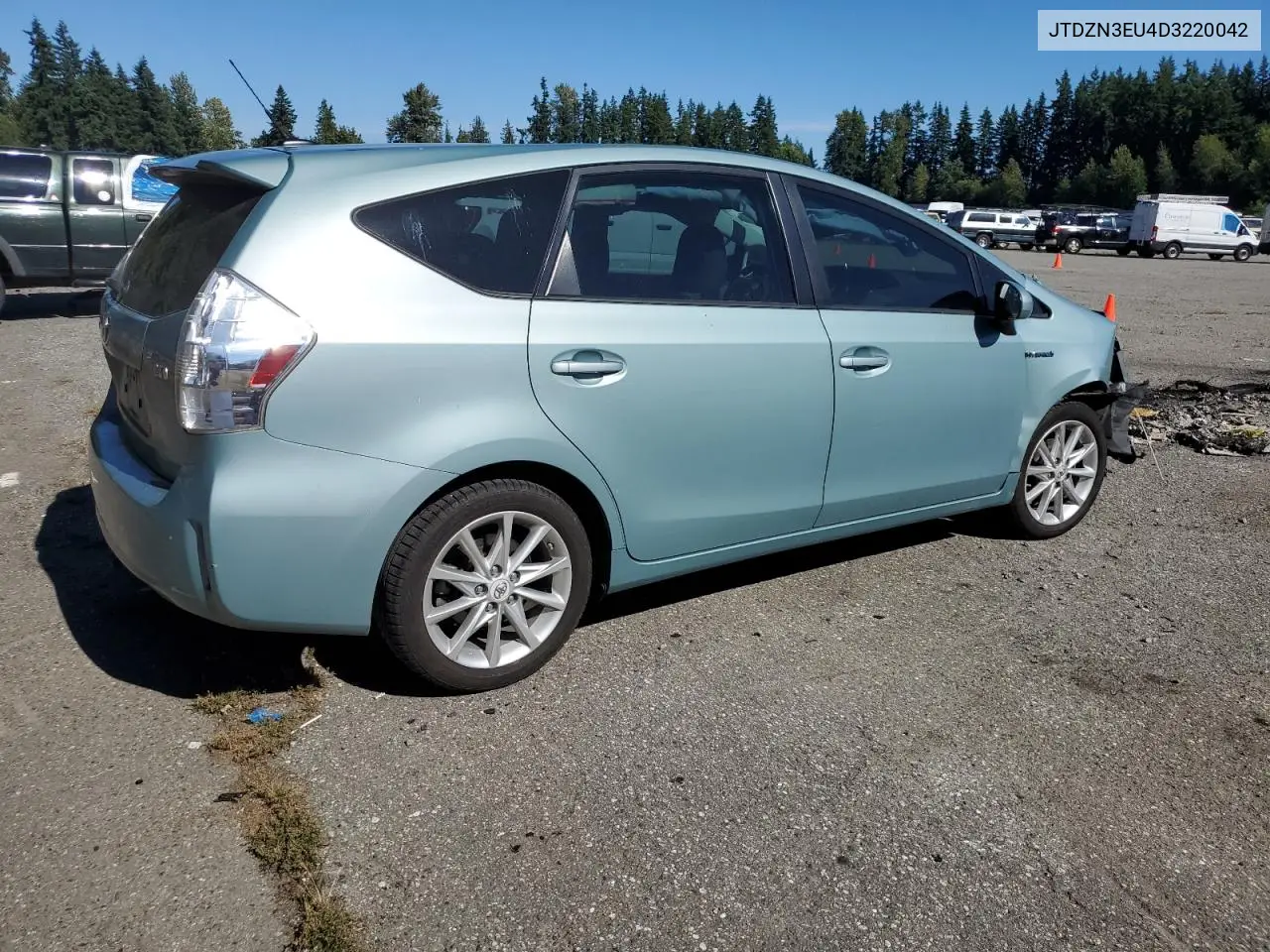 2013 Toyota Prius V VIN: JTDZN3EU4D3220042 Lot: 62847265
