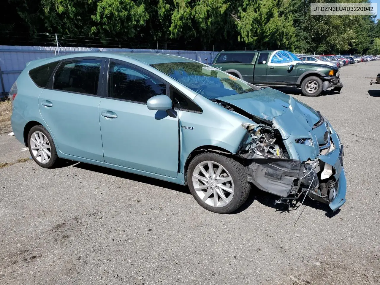 2013 Toyota Prius V VIN: JTDZN3EU4D3220042 Lot: 62847265