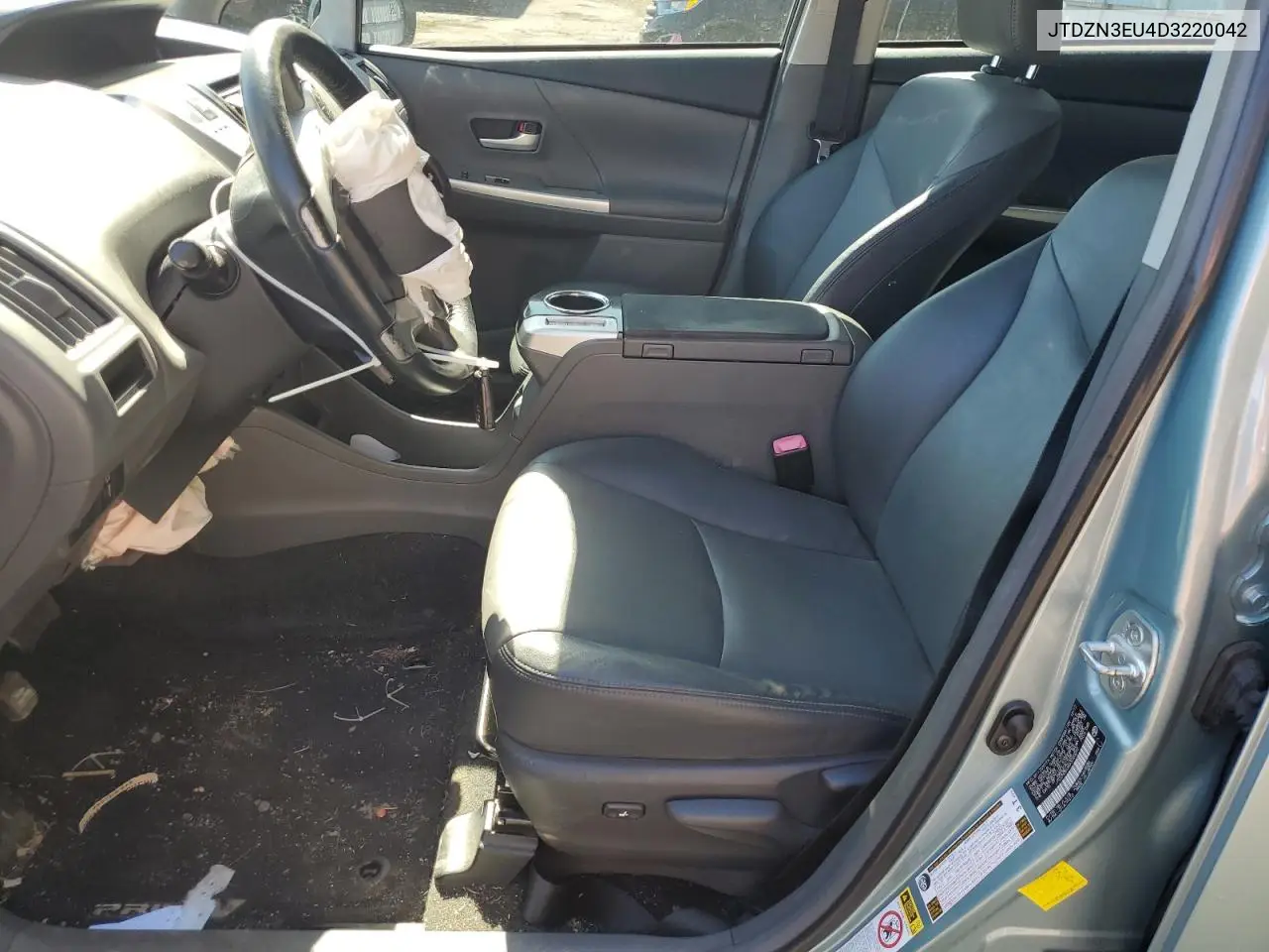2013 Toyota Prius V VIN: JTDZN3EU4D3220042 Lot: 62847265