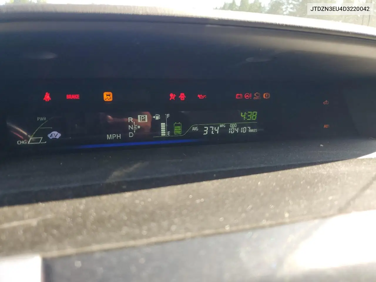 2013 Toyota Prius V VIN: JTDZN3EU4D3220042 Lot: 62847265