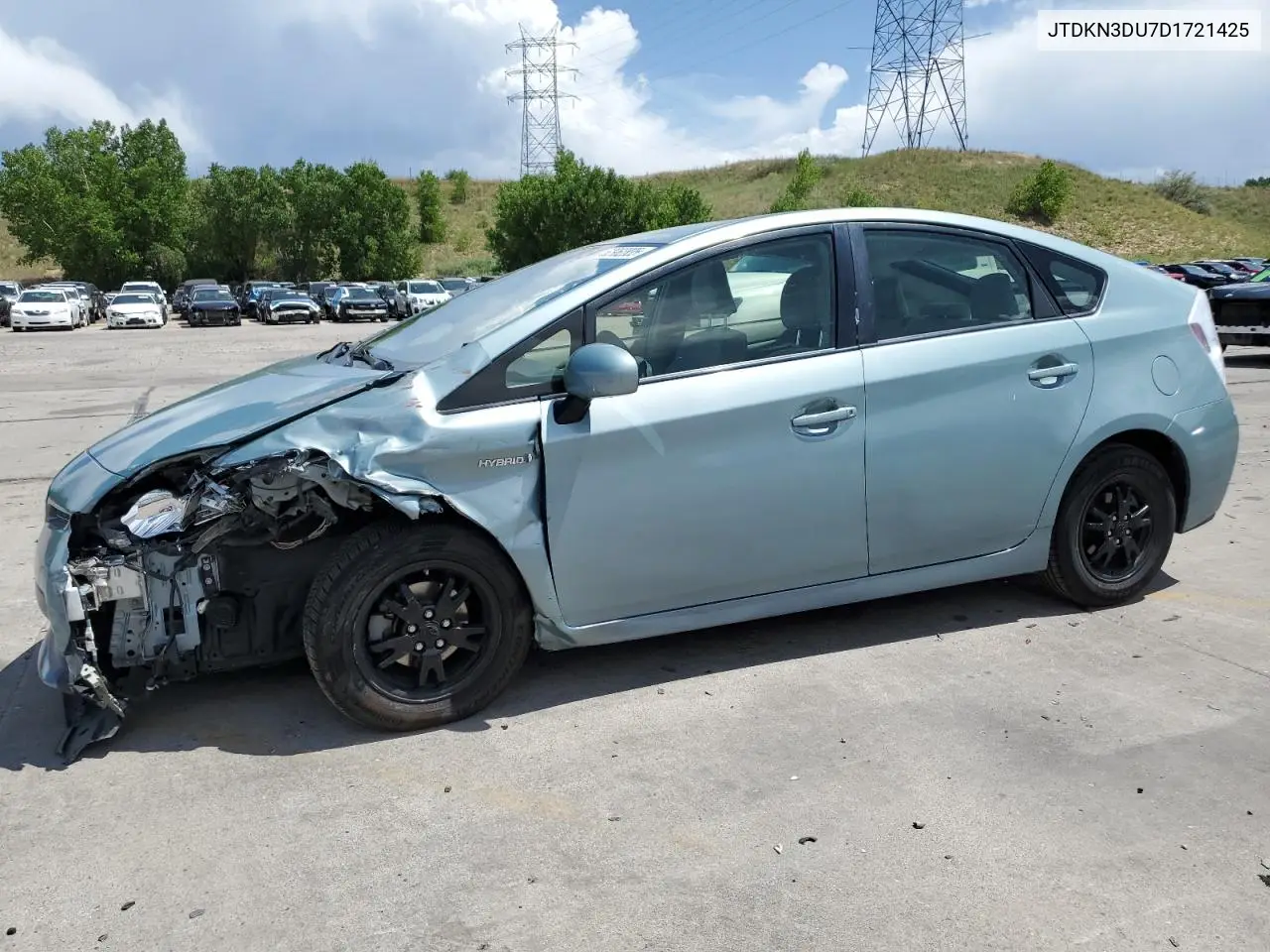 2013 Toyota Prius VIN: JTDKN3DU7D1721425 Lot: 62962835