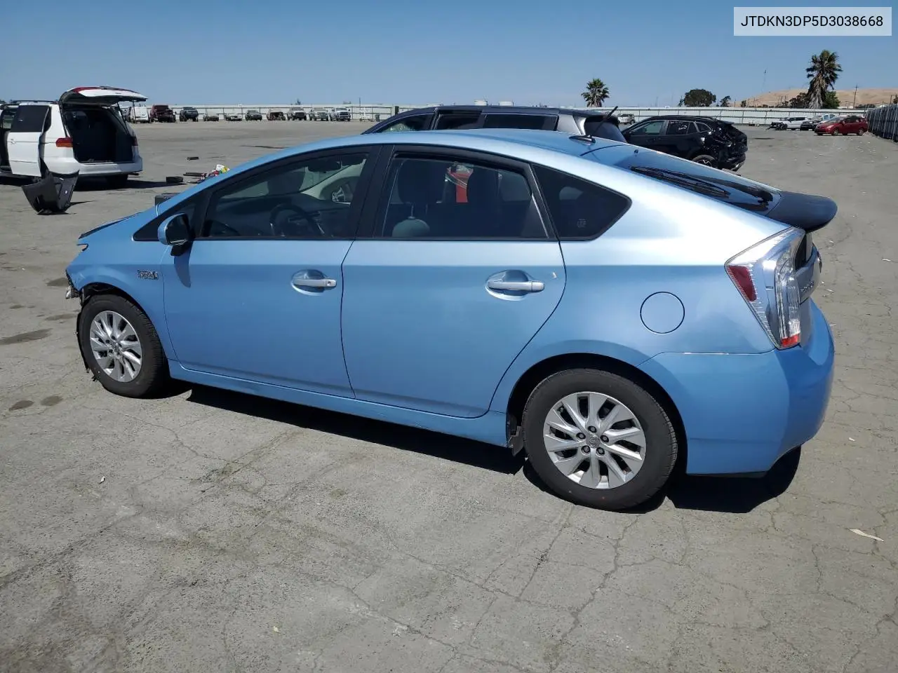 2013 Toyota Prius Plug-In VIN: JTDKN3DP5D3038668 Lot: 63115905
