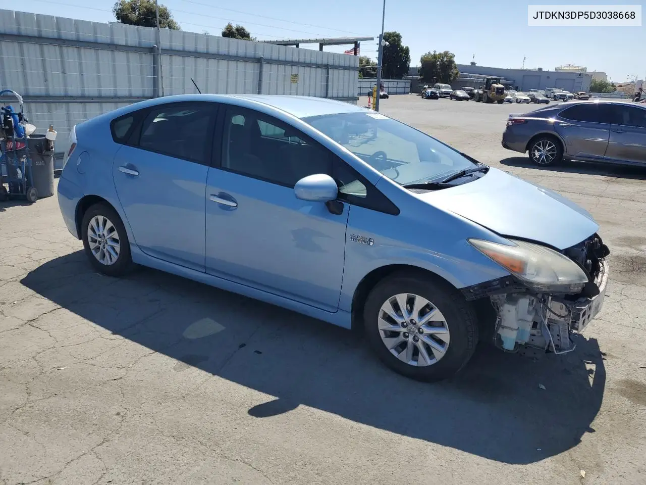 2013 Toyota Prius Plug-In VIN: JTDKN3DP5D3038668 Lot: 63115905