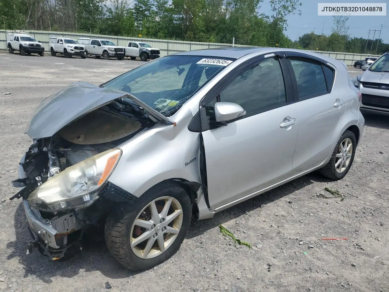 2013 Toyota Prius C VIN: JTDKDTB32D1048878 Lot: 63232635