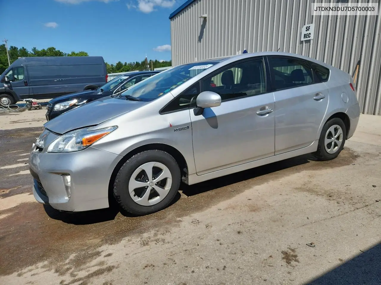 2013 Toyota Prius VIN: JTDKN3DU7D5700003 Lot: 63239835