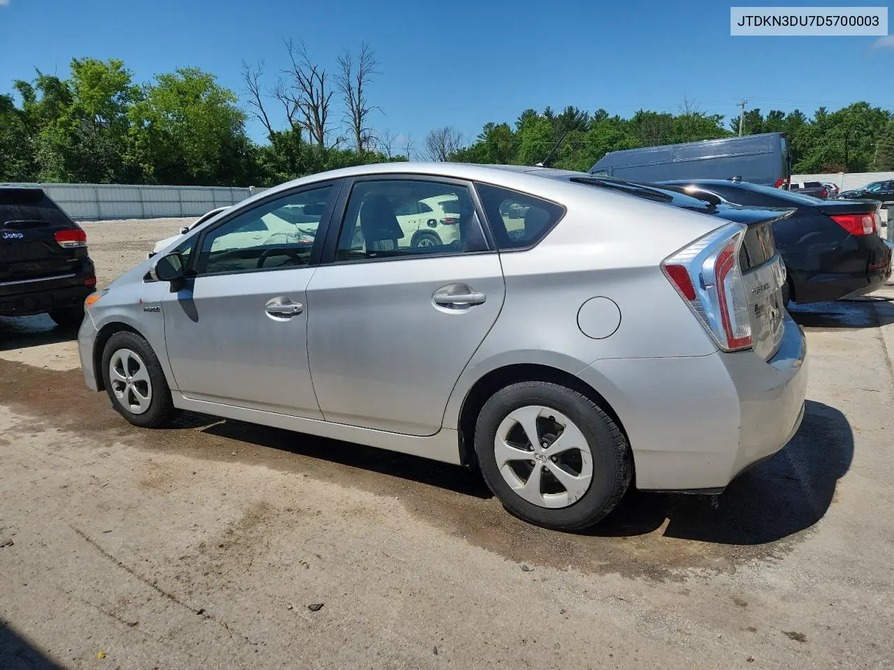 2013 Toyota Prius VIN: JTDKN3DU7D5700003 Lot: 63239835