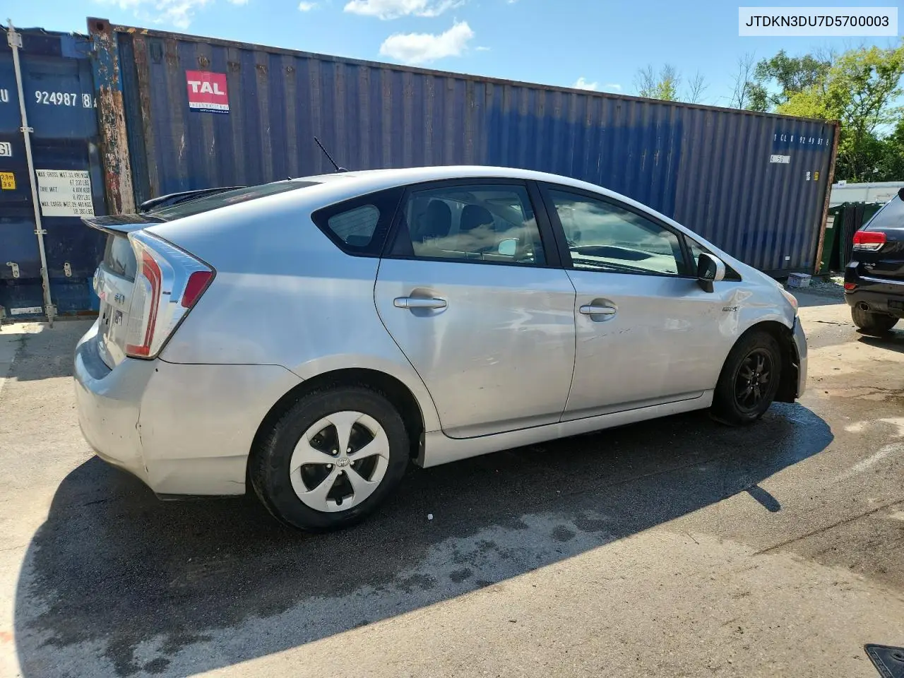 2013 Toyota Prius VIN: JTDKN3DU7D5700003 Lot: 63239835