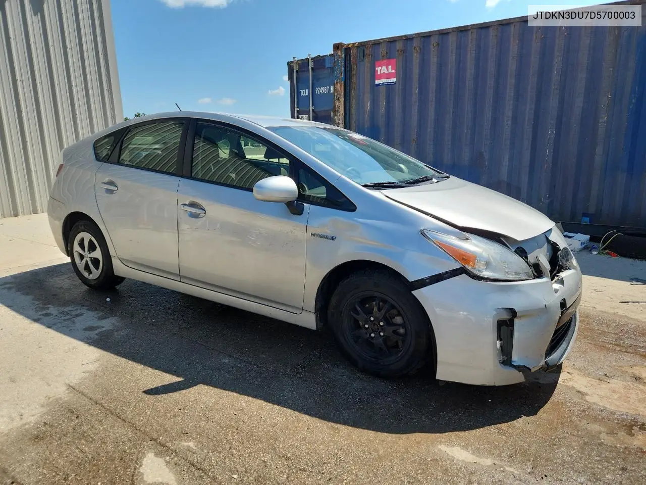 2013 Toyota Prius VIN: JTDKN3DU7D5700003 Lot: 63239835