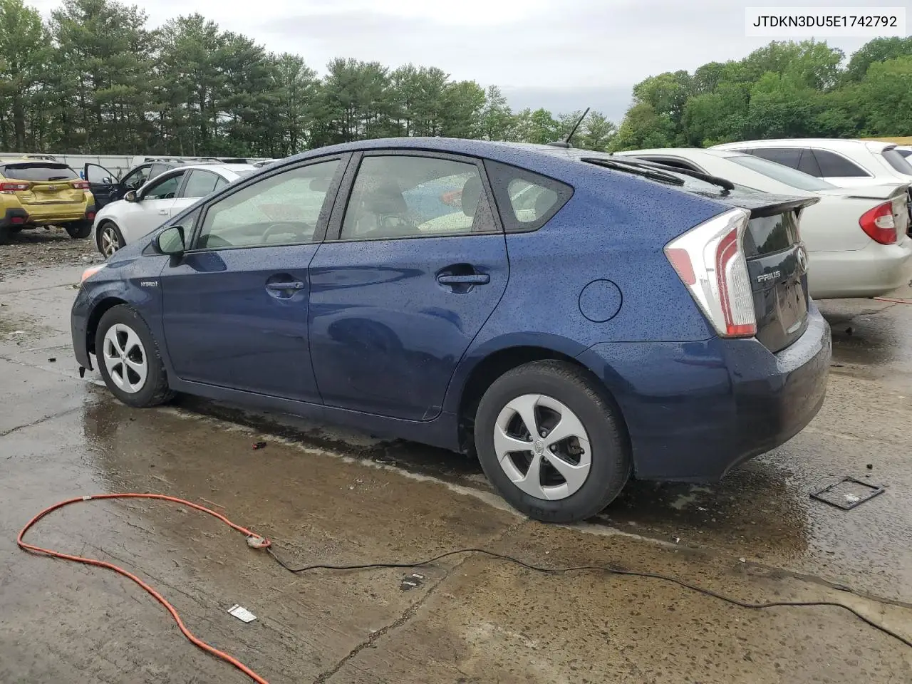 2014 Toyota Prius VIN: JTDKN3DU5E1742792 Lot: 55859915