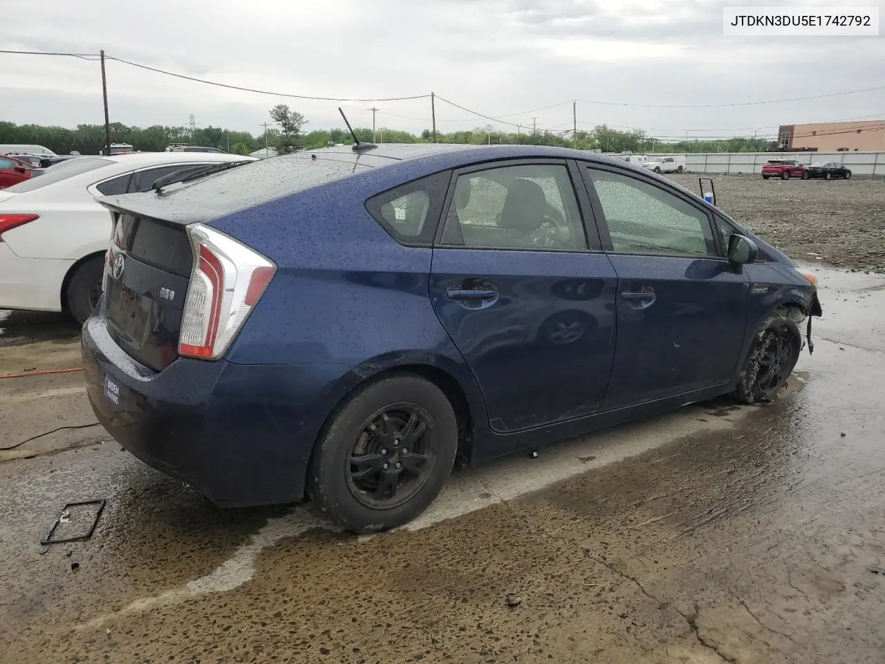 2014 Toyota Prius VIN: JTDKN3DU5E1742792 Lot: 55859915