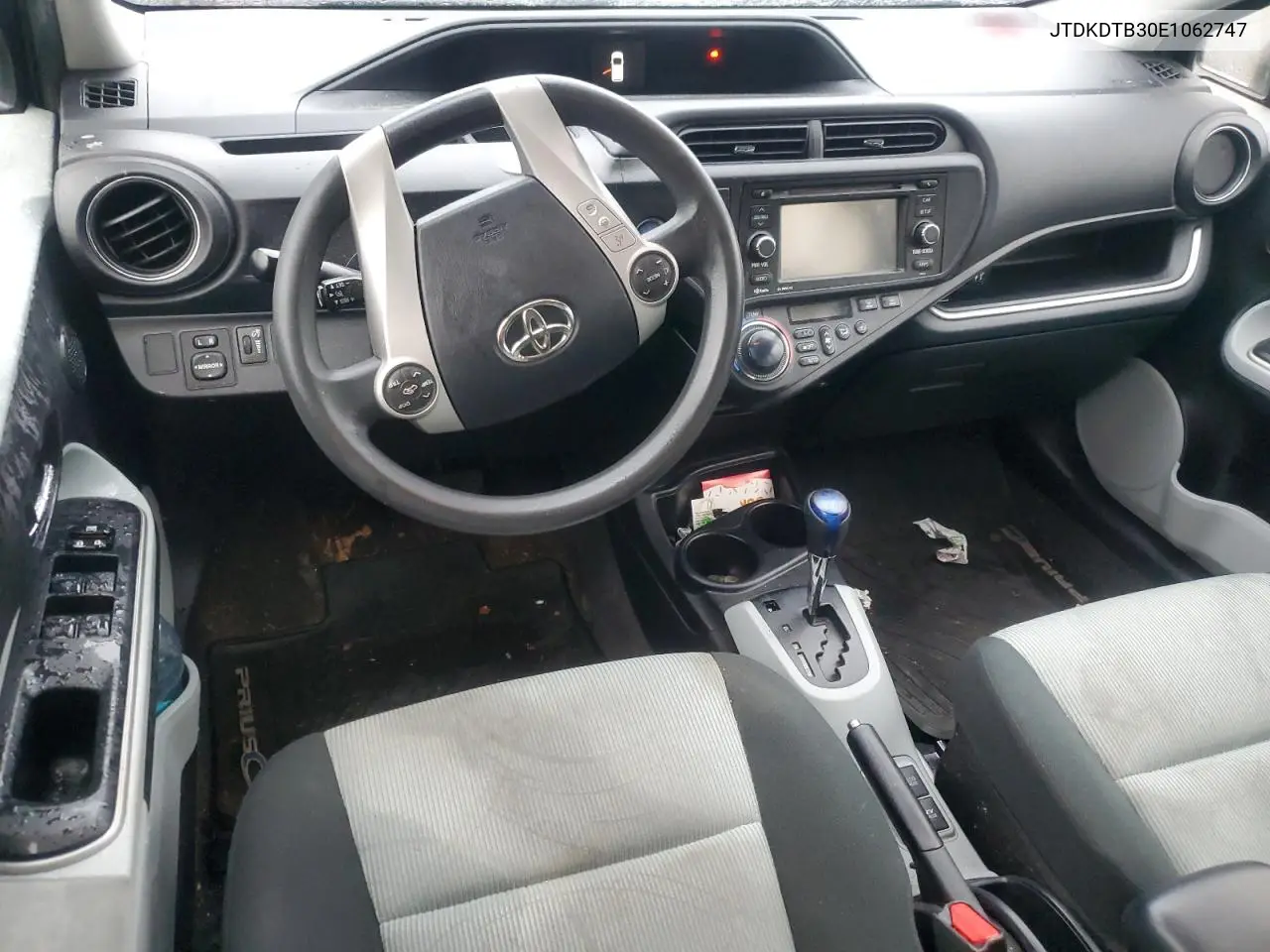 2014 Toyota Prius C VIN: JTDKDTB30E1062747 Lot: 56108815