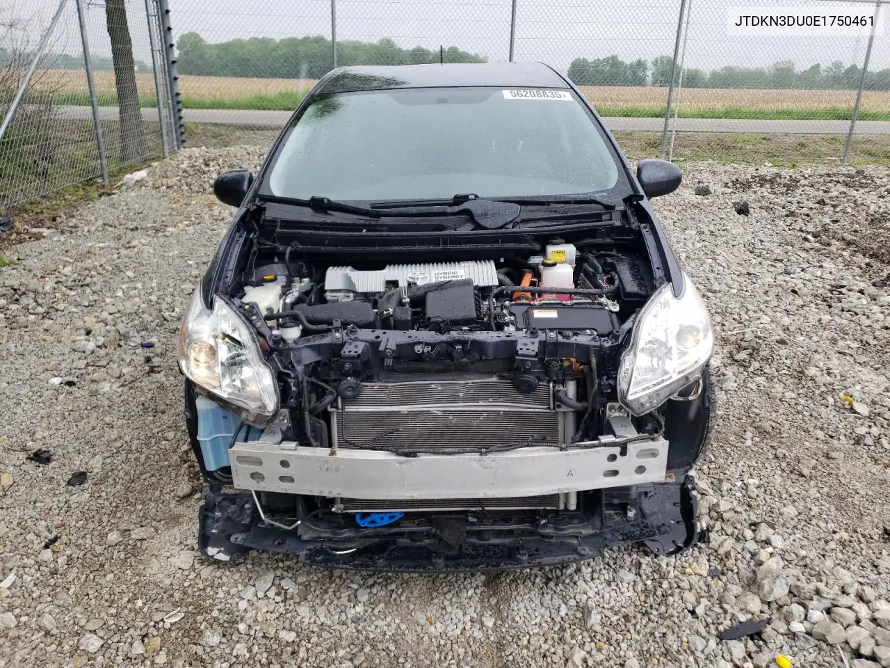 2014 Toyota Prius VIN: JTDKN3DU0E1750461 Lot: 56208835