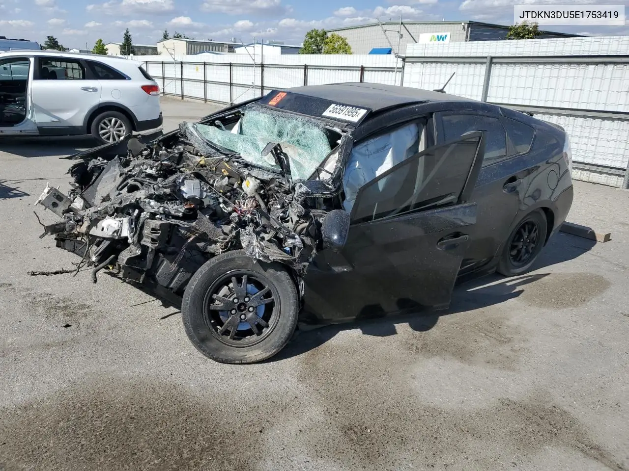 2014 Toyota Prius VIN: JTDKN3DU5E1753419 Lot: 56591995