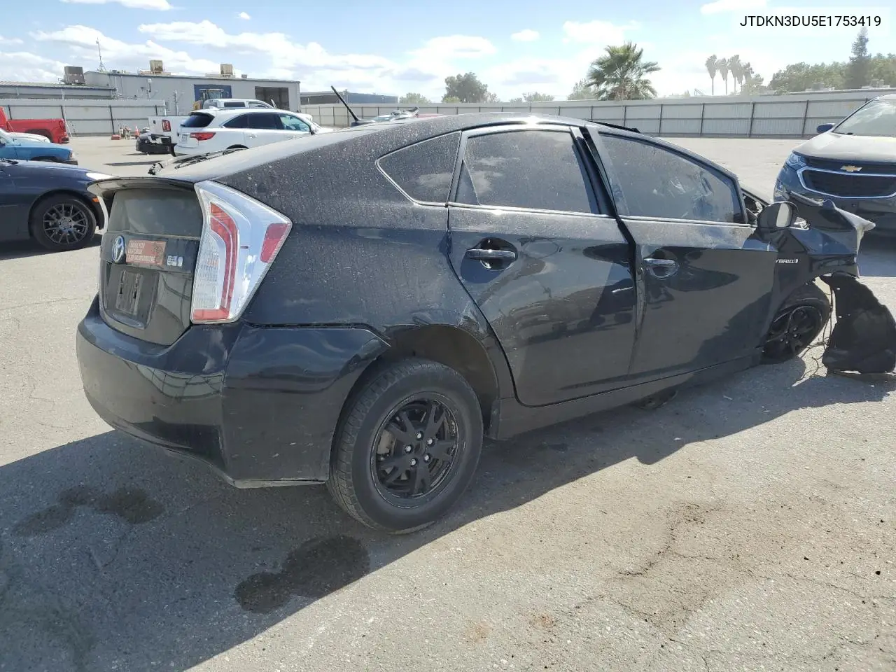 2014 Toyota Prius VIN: JTDKN3DU5E1753419 Lot: 56591995