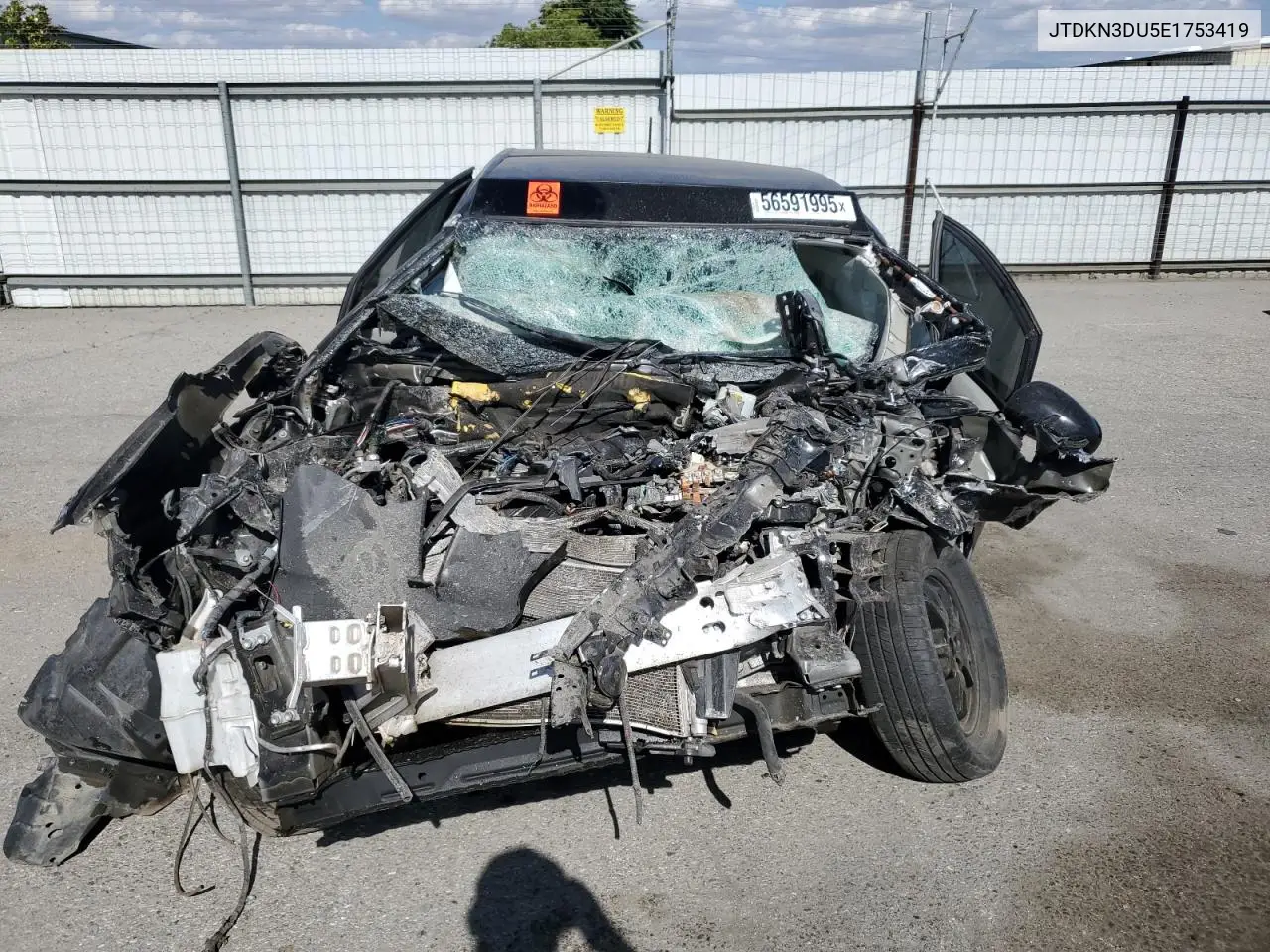 2014 Toyota Prius VIN: JTDKN3DU5E1753419 Lot: 56591995
