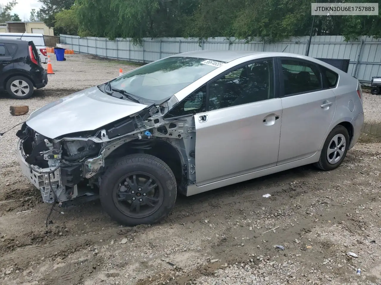 2014 Toyota Prius VIN: JTDKN3DU6E1757883 Lot: 56674655