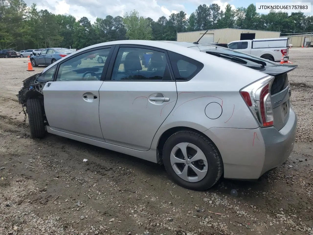 2014 Toyota Prius VIN: JTDKN3DU6E1757883 Lot: 56674655