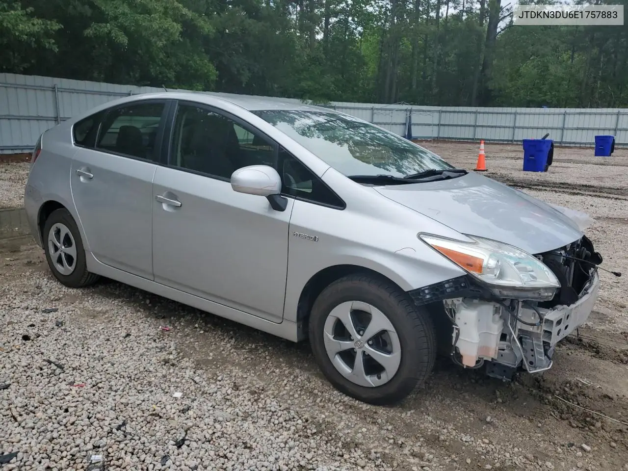2014 Toyota Prius VIN: JTDKN3DU6E1757883 Lot: 56674655