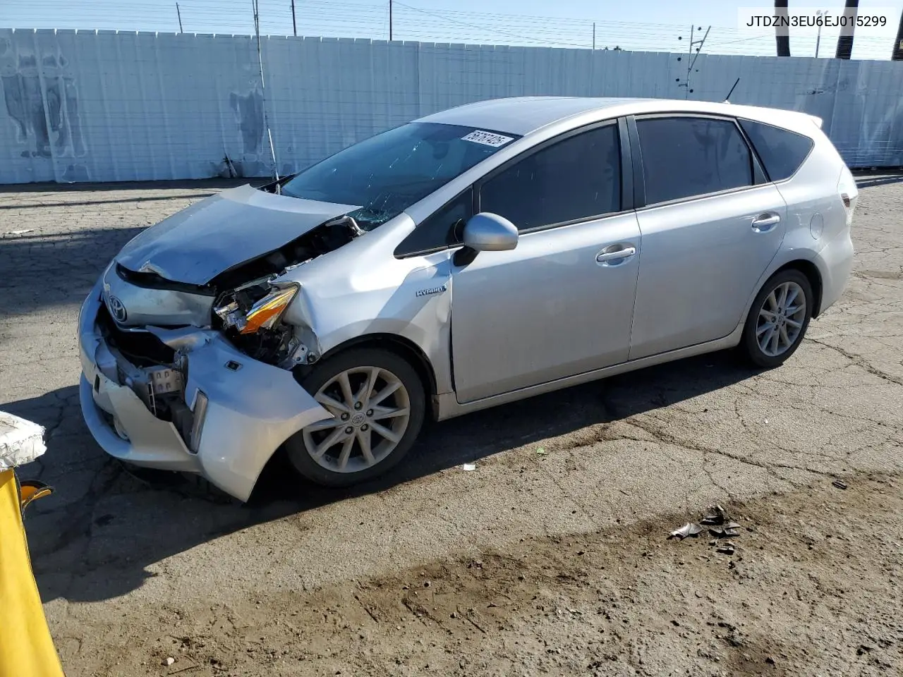 2014 Toyota Prius V VIN: JTDZN3EU6EJ015299 Lot: 56767425
