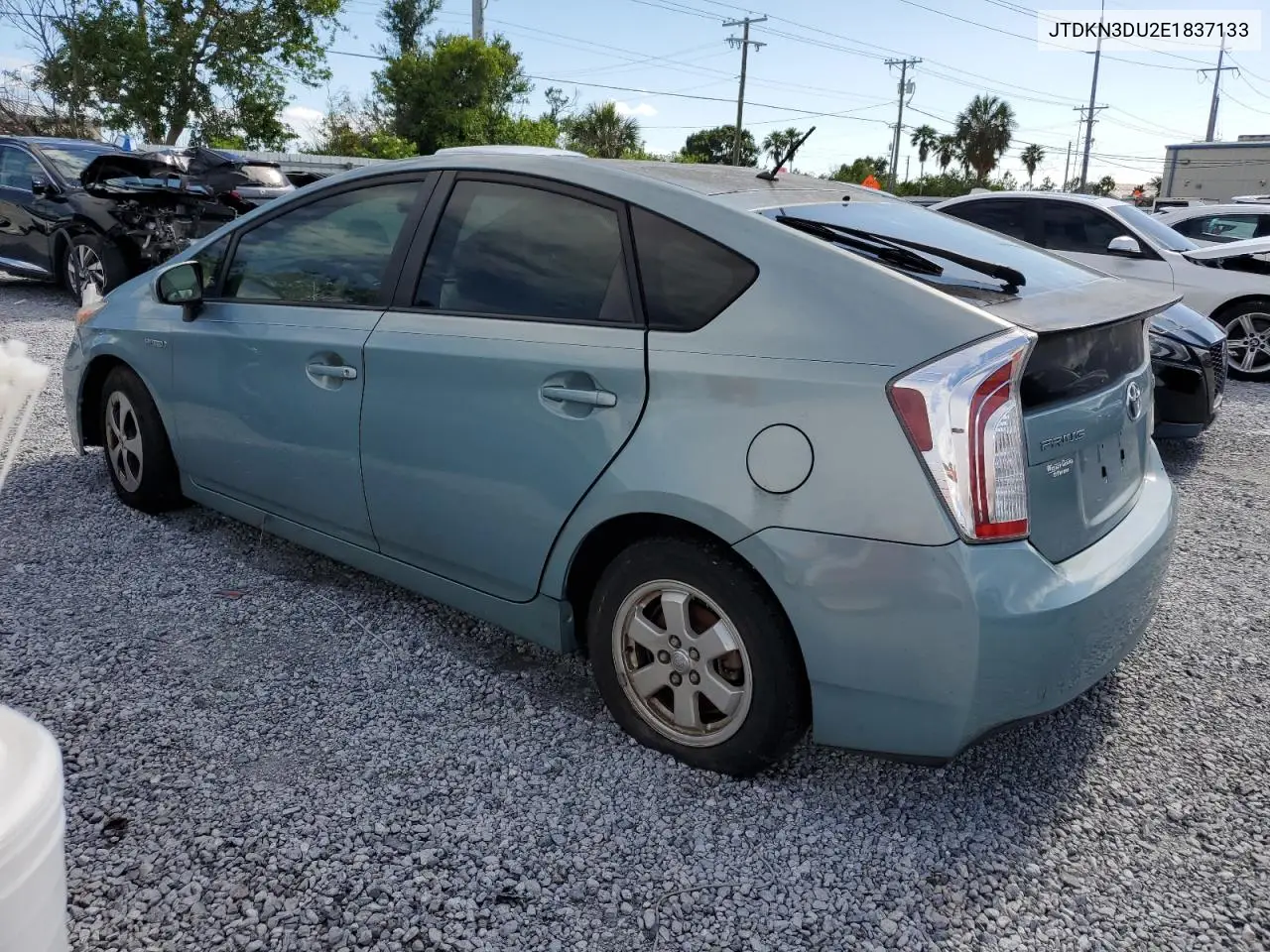 2014 Toyota Prius VIN: JTDKN3DU2E1837133 Lot: 56802755