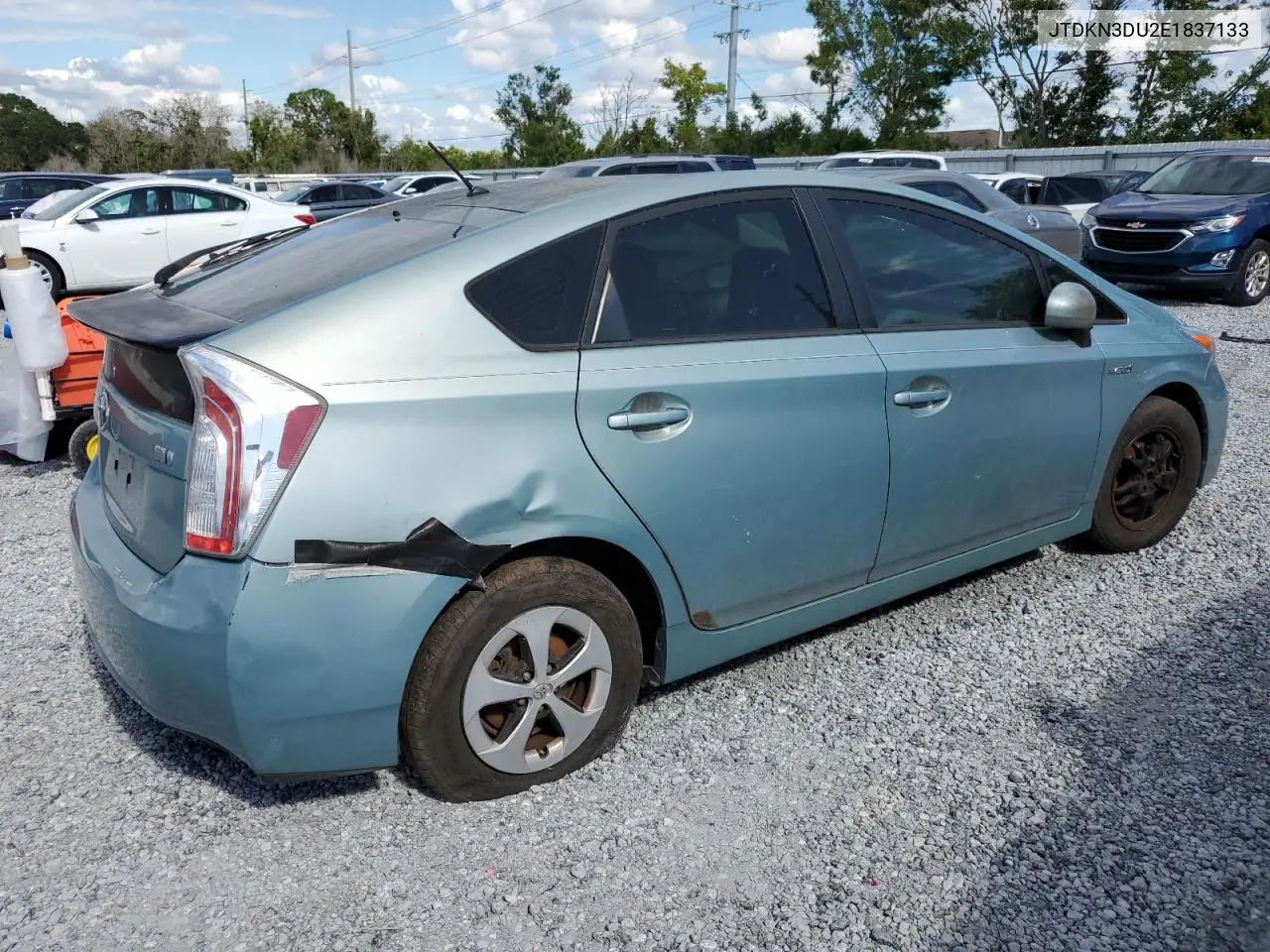 2014 Toyota Prius VIN: JTDKN3DU2E1837133 Lot: 56802755