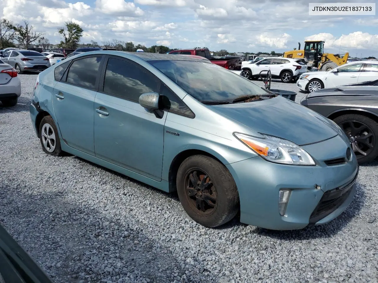 2014 Toyota Prius VIN: JTDKN3DU2E1837133 Lot: 56802755