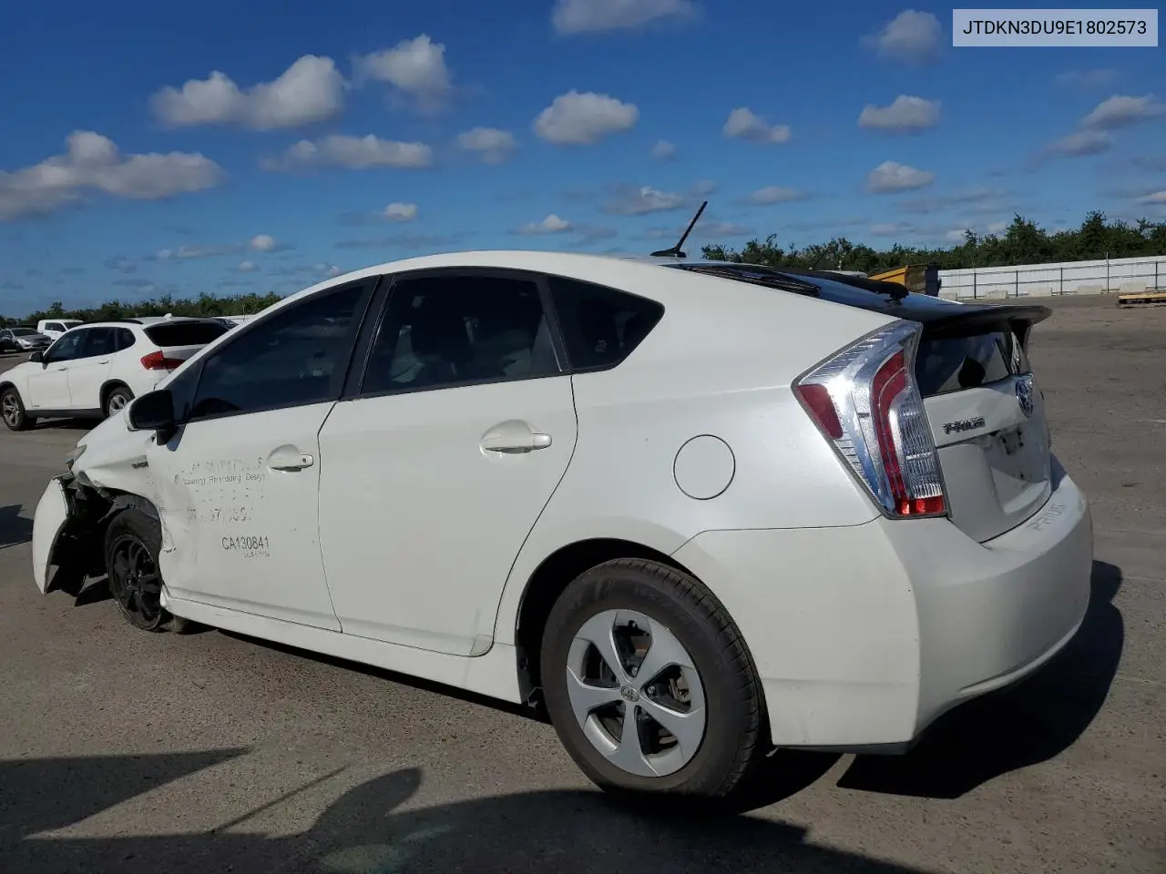 2014 Toyota Prius VIN: JTDKN3DU9E1802573 Lot: 56900045