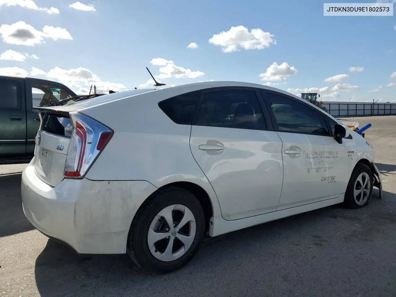 2014 Toyota Prius VIN: JTDKN3DU9E1802573 Lot: 56900045