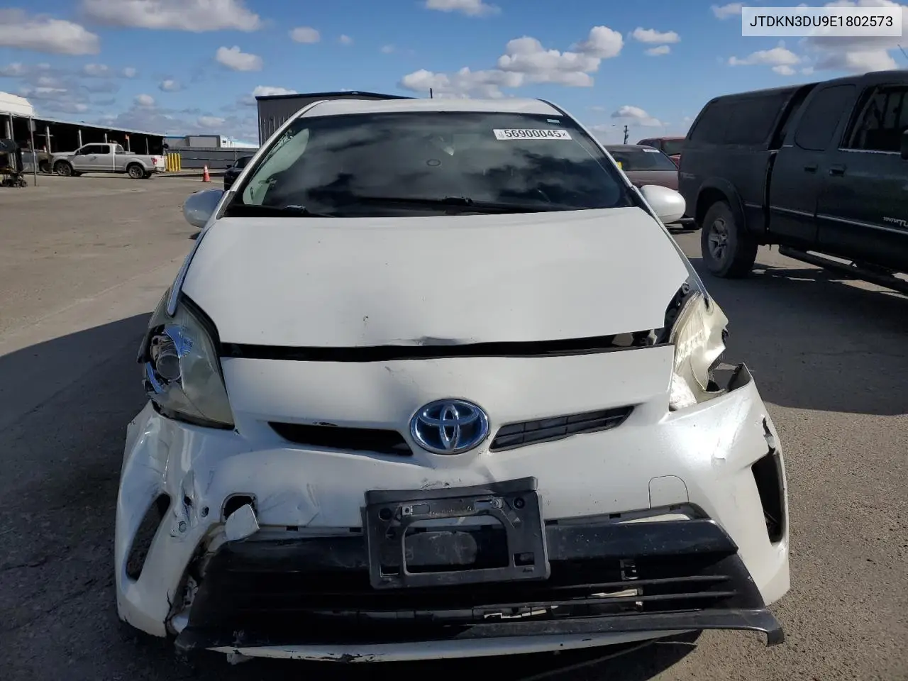 2014 Toyota Prius VIN: JTDKN3DU9E1802573 Lot: 56900045