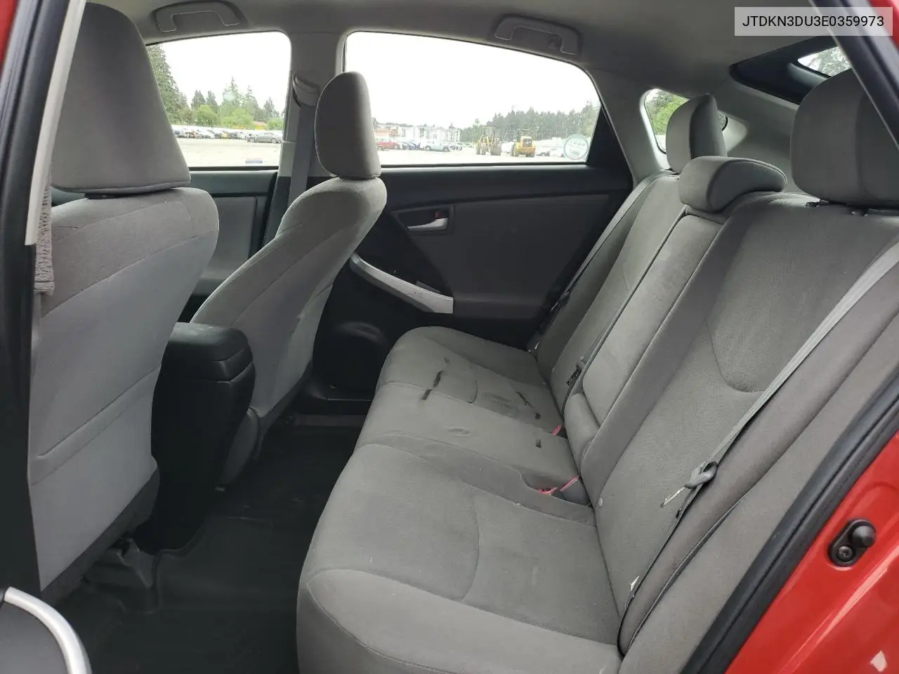 2014 Toyota Prius VIN: JTDKN3DU3E0359973 Lot: 56906065