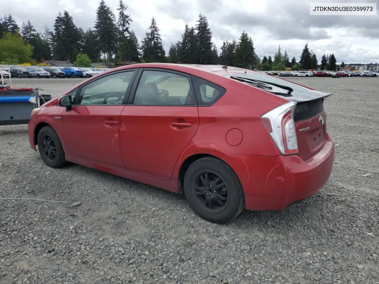 2014 Toyota Prius VIN: JTDKN3DU3E0359973 Lot: 56906065