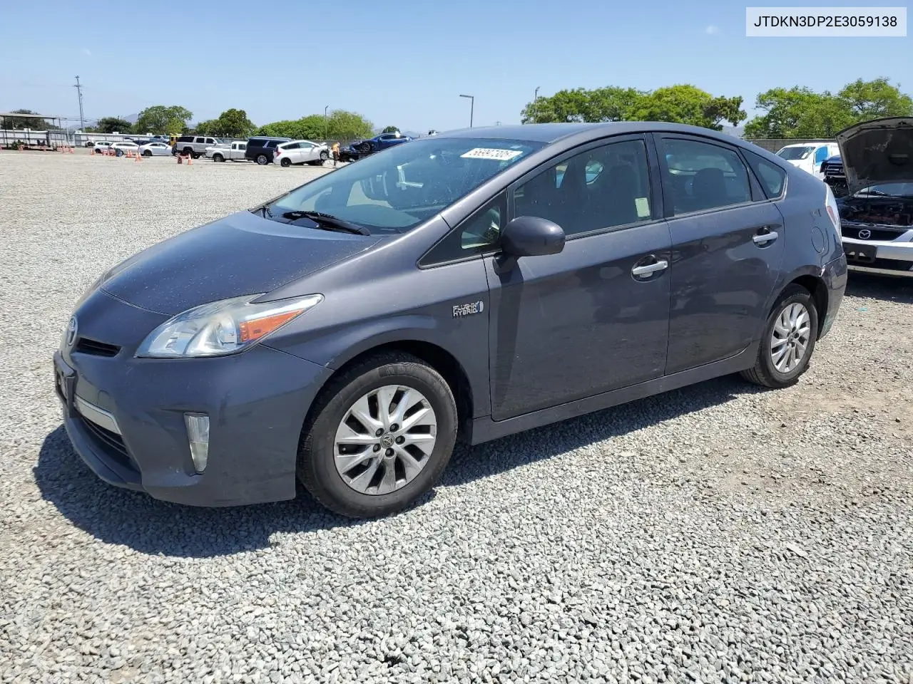 2014 Toyota Prius Plug-In VIN: JTDKN3DP2E3059138 Lot: 56997305