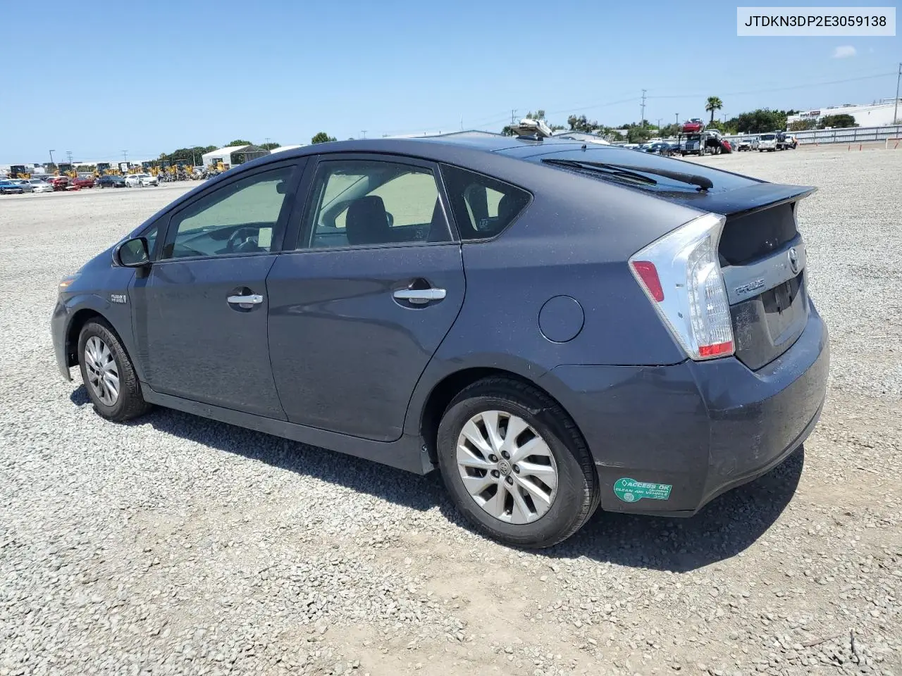 2014 Toyota Prius Plug-In VIN: JTDKN3DP2E3059138 Lot: 56997305