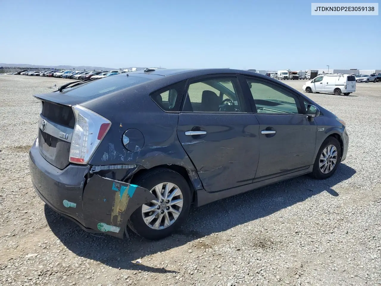 2014 Toyota Prius Plug-In VIN: JTDKN3DP2E3059138 Lot: 56997305