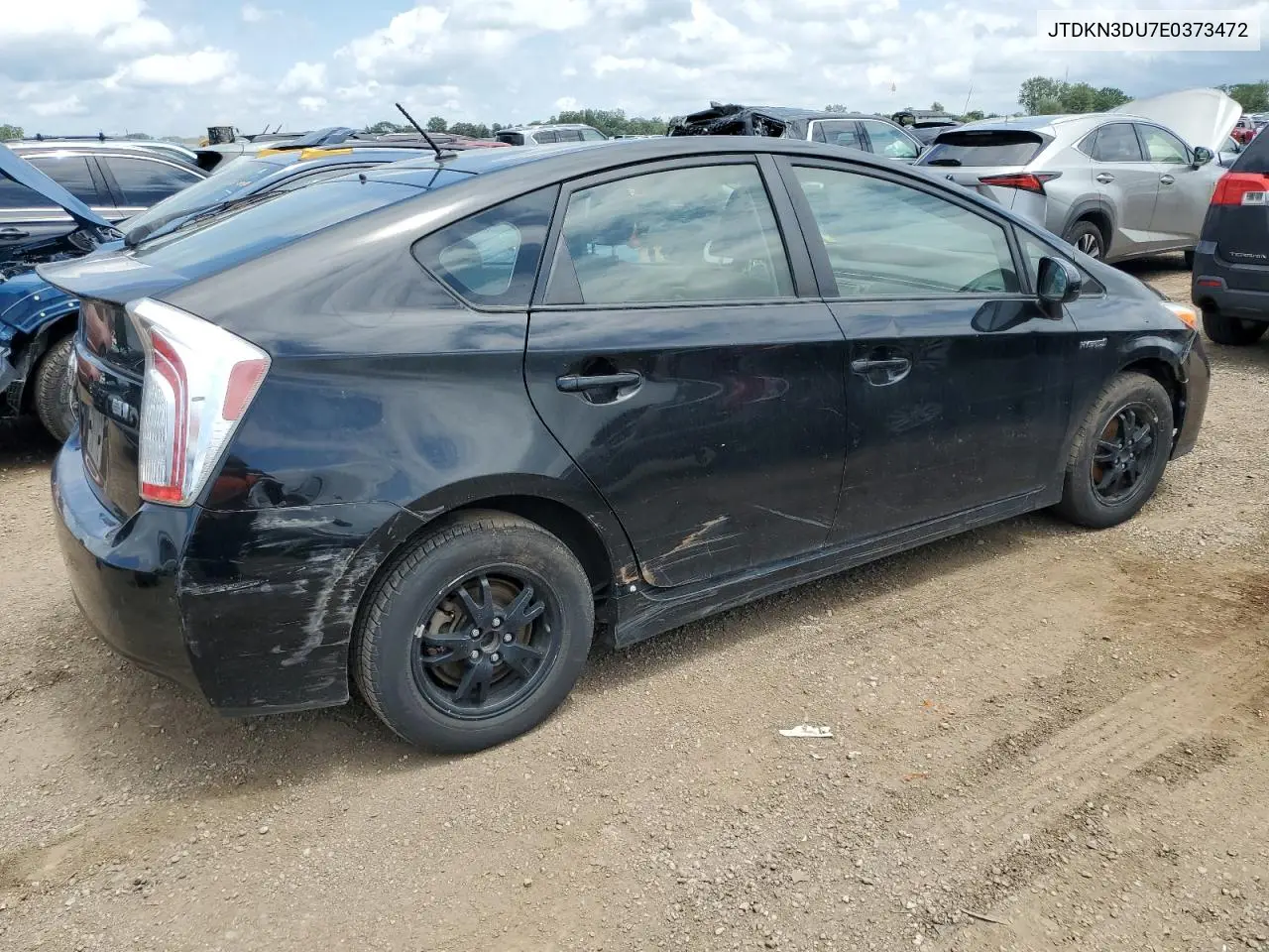 2014 Toyota Prius VIN: JTDKN3DU7E0373472 Lot: 62072885