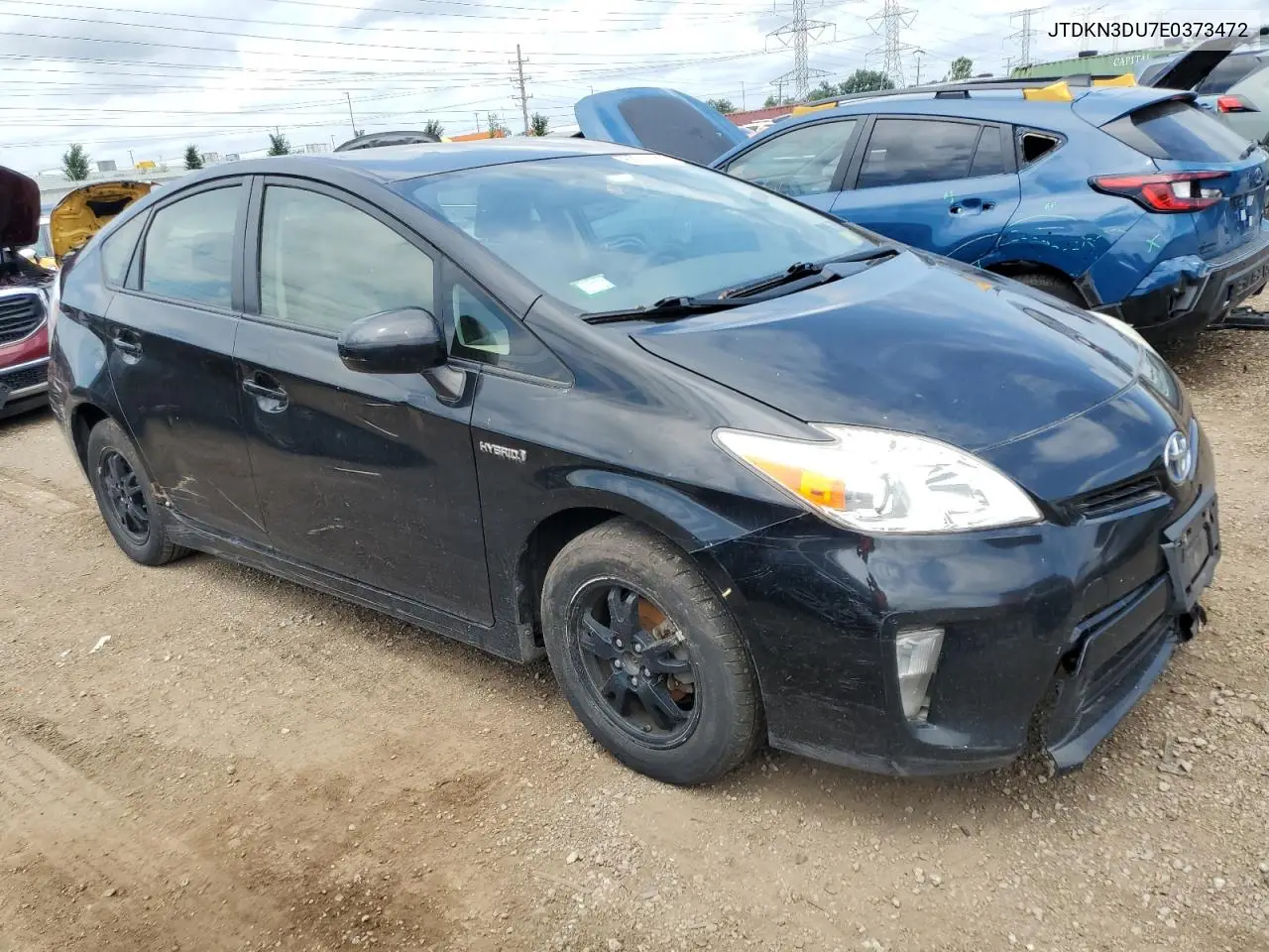 2014 Toyota Prius VIN: JTDKN3DU7E0373472 Lot: 62072885