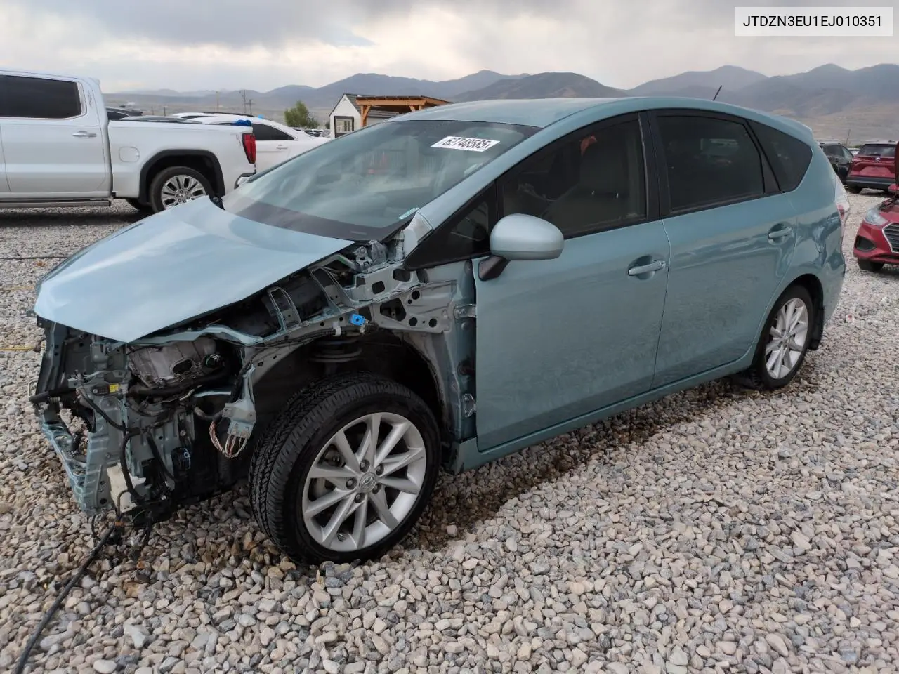2014 Toyota Prius V VIN: JTDZN3EU1EJ010351 Lot: 62748585